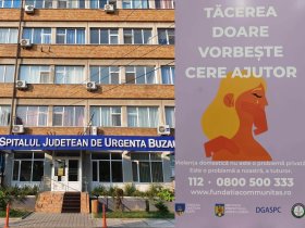 Spitalul Județean de Urgență Buzău susține campania de prevenire a violenței domestice